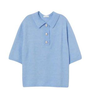 💎4 for $25💎 Women's H&M Oversized Jewel Button Polo Knit Sweater